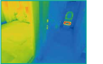 部屋間の温度差の様子